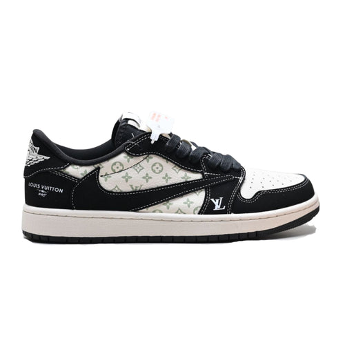 Louis Vuitton x Nike Air Jordan 1 Low Panda Monogram (Custom)