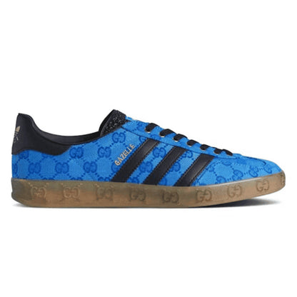 Adidas x Gucci Gazelle Blue GG Monogram