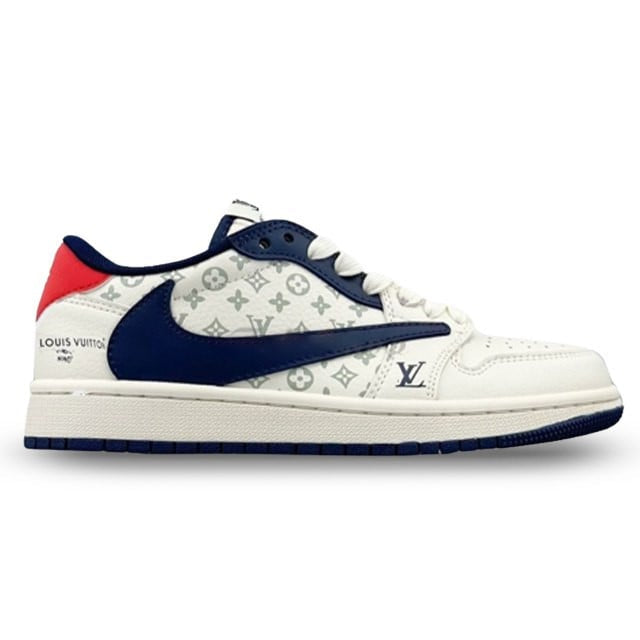 Louis Vuitton x Nike Air Jordan 1 Low Tricolor Monogram (Custom) – Heat ...