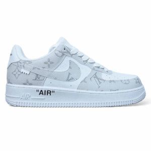 Louis Vuitton x Nike Air Force 1 Low By Virgil Abloh White Gray