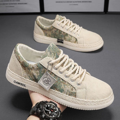 Canvas Terrain Lace-Up Sneakers